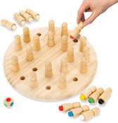 Toyfel Magnus – Houten Schaakspel met Tas 30 cm – Chess Montessori Educatief Speelgoed voor Kinderen Spel voor Logica & Coördinatie