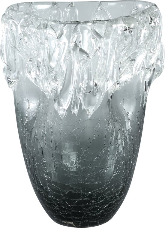PTMD Vase L Yula gris 20x28x20 cm