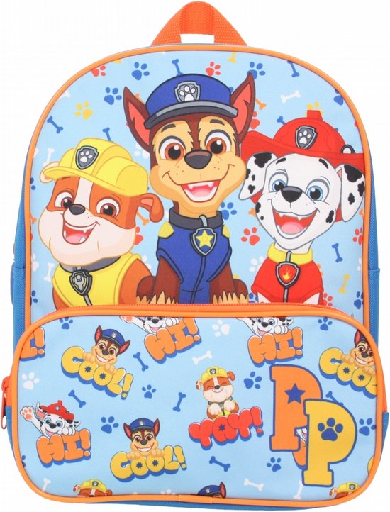 Paw Patrol Rucksack Für Jungen – 31 Cm, Rot, Aus Polyester
