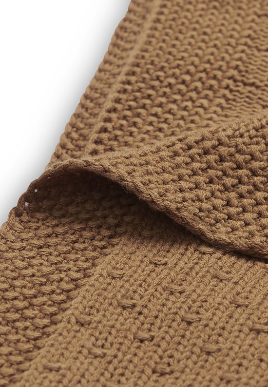 Jollein Baby Deken Ledikant 100x150cm Bliss Knit - Caramel - Jollein