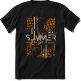 Crazy Summer | TSK Studio Zomer Kleding  T-Shirt | Goud | Heren / Dames | Perfect Strand Shirt Verjaardag Cadeau Maat M