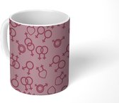 Mok - Koffiemok - Gender - Valentijnsdag - Design - Mokken - 350 ML - Beker - Koffiemokken - Theemok