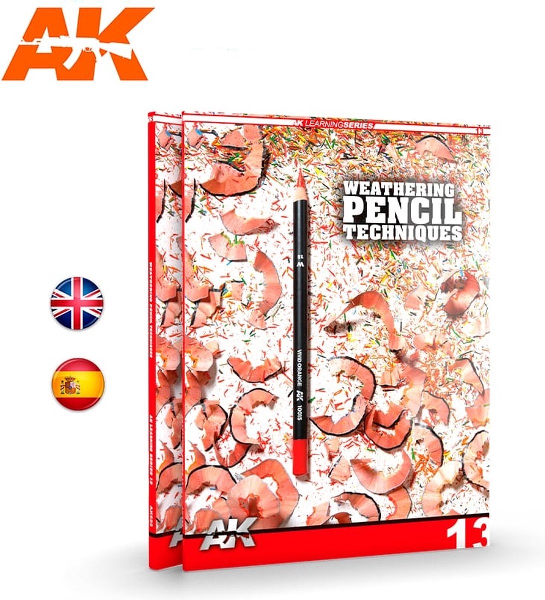Ak Learning 13. Weathering Pencil Techniques English - AK-Interactive - AK-522 - AK interactive