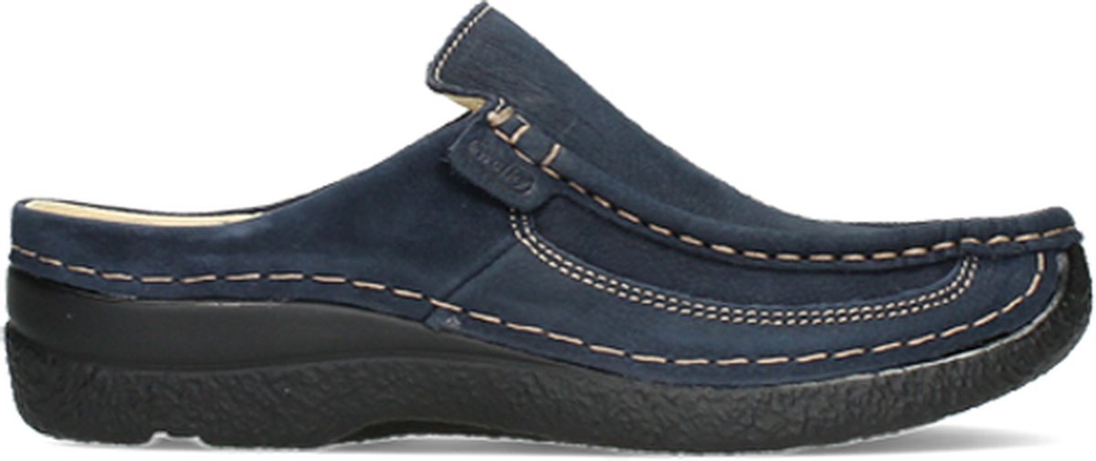 Wolky Shoe > Heren > Comfortschoenen Roll Slide men nubuck Blauw