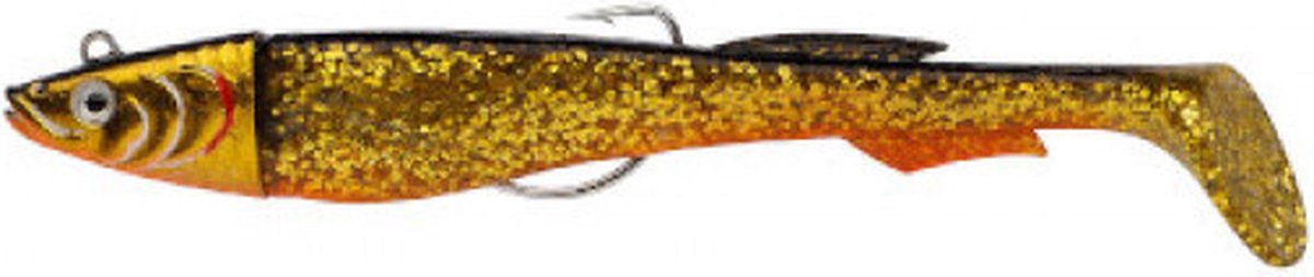 Berkley Power Sardine - Gold Motoroil - 12cm - 20g - Shad - Goud