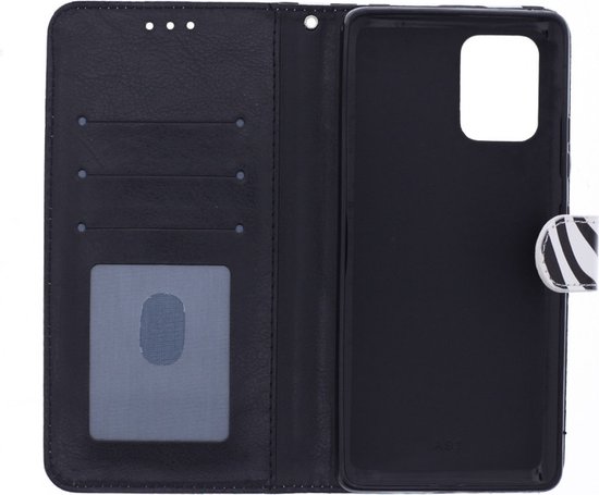 Samsung Galaxy S20 Ultra Bookcase Zebra - étui portefeuille - ZT Accessoires