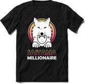 Saitama Millionare Loading T-Shirt | Saitama Inu Wolfpack Crypto Ethereum kleding Kado Heren / Dames | Perfect Cryptocurrency Munt Cadeau Shirt Maat L