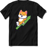 Shiba inu stock T-Shirt | Crypto ethereum kleding Kado Heren / Dames | Perfect cryptocurrency munt Cadeau shirt Maat XXL