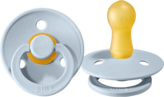 100231 Fopspeen Bibs Blauw 0+ (S) van BIBS — afbeelding 4