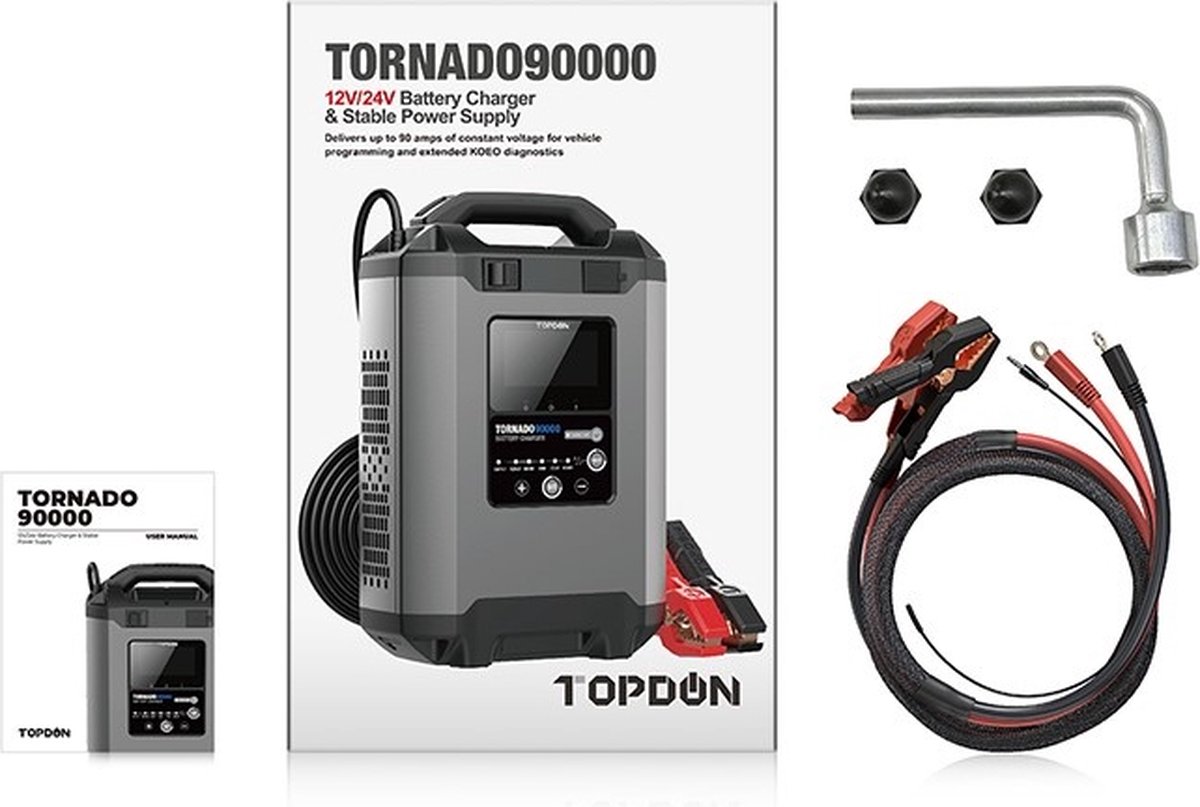 Topdon Tornado 90000 Acculader / Druppellader