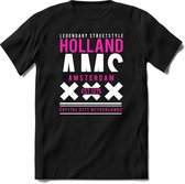 Amsterdam - Holland | TSK Original & vintage | T-Shirt Heren - Dames | Roze | Perfect Cadeau Shirt | Grappige Spreuken - Zinnen - Teksten | Maat XXL