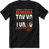 Tokyo - Akihabara | TSK Original & vintage | T-Shirt Heren - Dames | Oranje | Perfect Cadeau Shirt | Grappige Spreuken - Zinnen - Teksten | Maat S