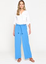 LOLALIZA Losse broek - Blauw - Maat 46