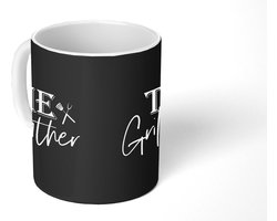 Mok - Koffiemok - Barbecue - BBQ - Grill - Koken - The Grillfather - Tekst - Spreuken - Mokken - 350 ML - Beker - Koffiemokken - Theemok - Mok met tekst - Vaderdag cadeau - Geschenk - Cadeautje voor hem - Tip - Mannen