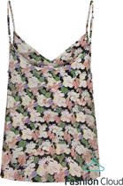 ONLY  Nova Lux Button Singlet Aop Ptm Spring Flower ZWART 40