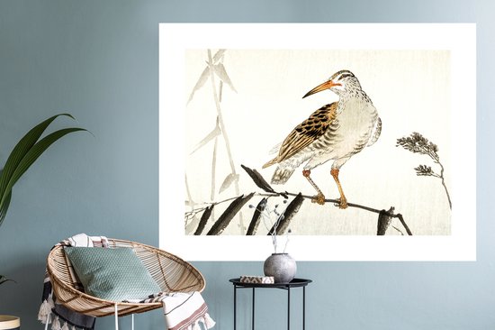 Stickers muraux - Film autocollant - Vogel - Branche - Scandinave - Japonais - 120x90 cm - Film adhésif - Stickers muraux chambre enfant - Papier peint autocollant - Papier peint autocollant - Film autocollant