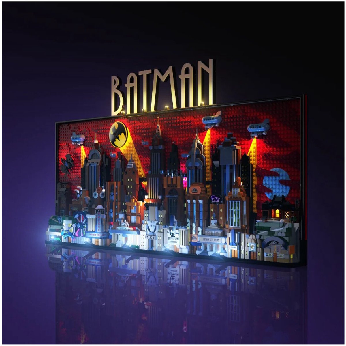Verlichtingsset geschikt voor LEGO® 76271 Batman: The Animated Series Gotham City