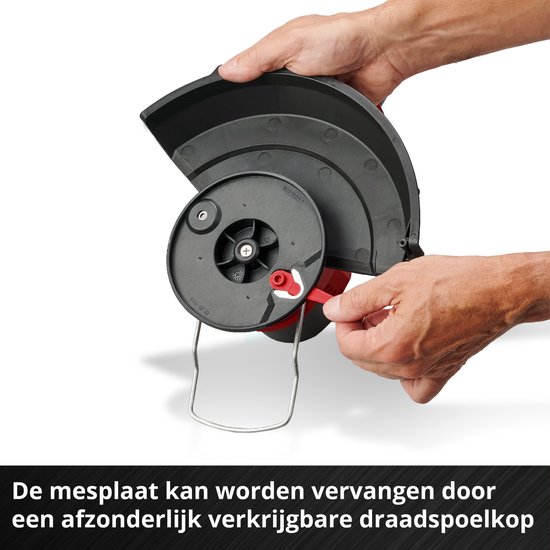 Einhell Accu Grastrimmer GE-CT 18/25 Li Solo - Power X-Change - 18 V/Li-ion - Maaidiameter: 25 cm - Draaibare en kantelbare motorkop - Bloembeschermer - Excl. accu en lader van Merkloos	 — afbeelding 4