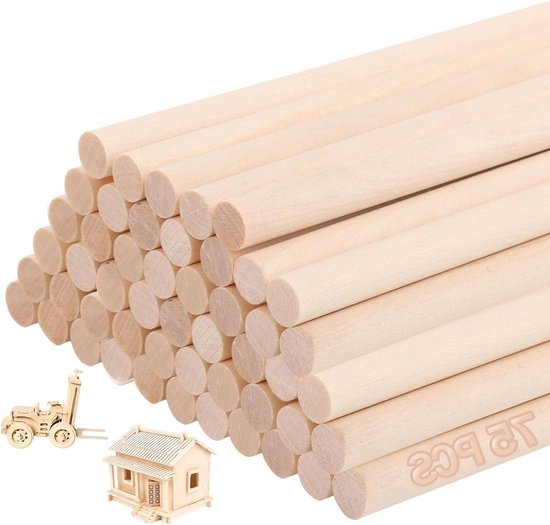 Ronde Houten Stokken 40 cm x 4 mm ca. 50 stuks Kopen - Art en Hobby Ronde Houten Stokken 40 cm x 4 mm ca. 50 stuks Kopen - Art en Hobby
