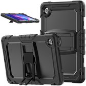 Coverup Tablethoes geschikt voor Lenovo Tab 10.1 TB311FU Hoesje - Heavy Duty Case met Schouderstrap - Zwart