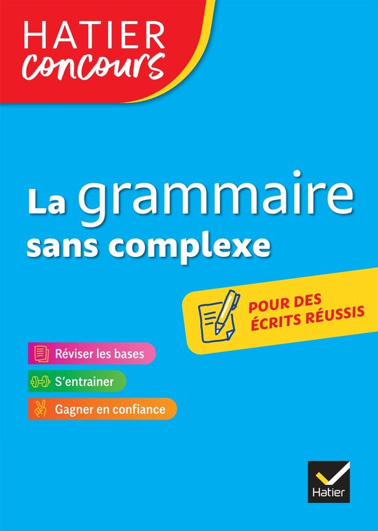 Hatier concours - La grammaire sans complexe - cover