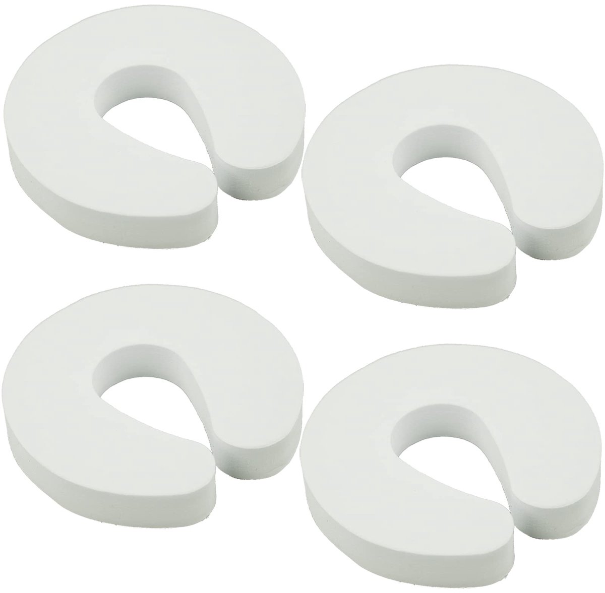Image of 4-pack schuimrubberen deurvingerbeschermers, kindersloten, deurstoppers, babyvingerproducten, deurklembeschermers voor babyvingerbescherming