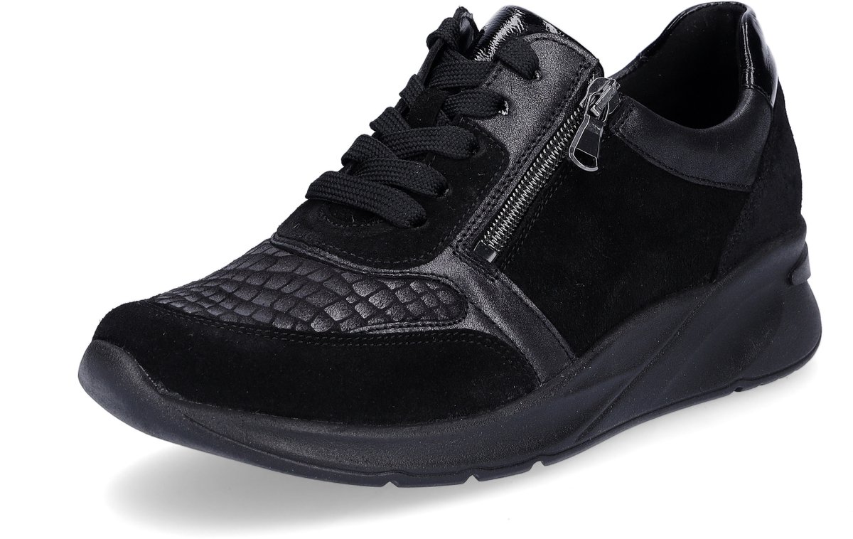 Dames Veterschoenen Waldlaufer Dilara 715h02-400-001 Zwart - Maat 5½