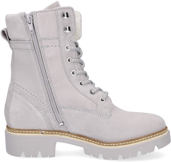 Bottines à lacets en cuir pour femme Tamaris en gris bol