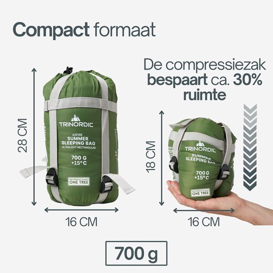 RFWR® Zomer Slaapzak 700g met Anti-Klem Rits - Comfortabele en Duurzame Dekenslaapzak voor Volwassenen van RFWR — afbeelding 5