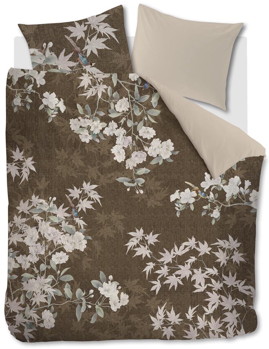 Beddinghouse Thalasa dekbedovertrek - Lits-Jumeaux - 240x200/220 - Bruin