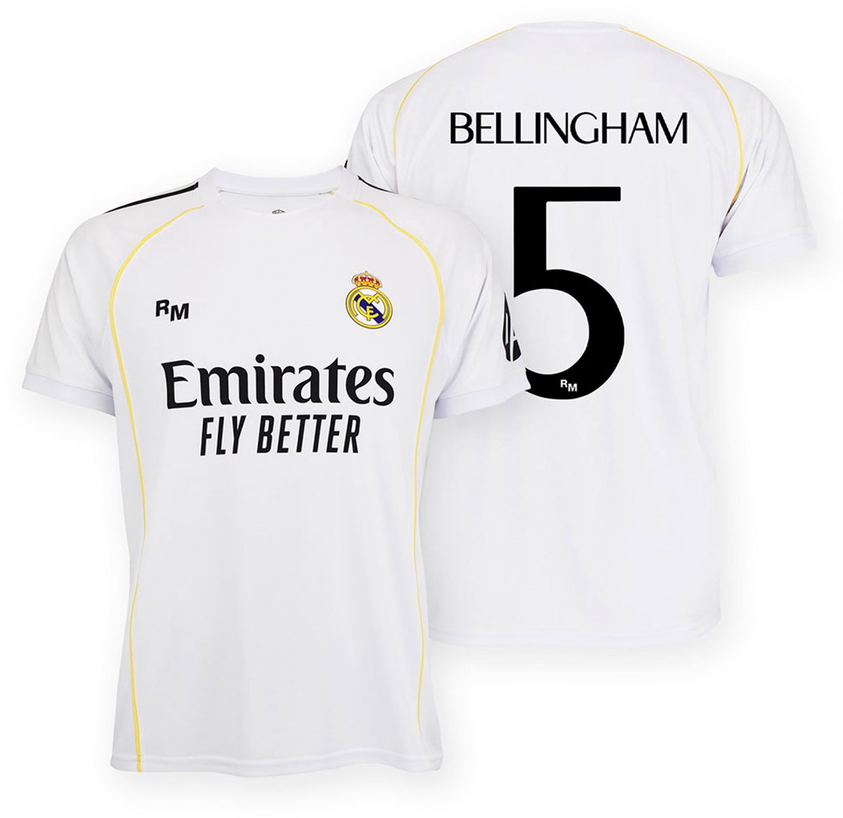 Bellingham Real Madrid Thuis Shirt Kinderen 25/26 - Maat 152 - Sportkleding - Voetbalshirt - Jongens & Meisjes - Jude Bellingham - Polyester