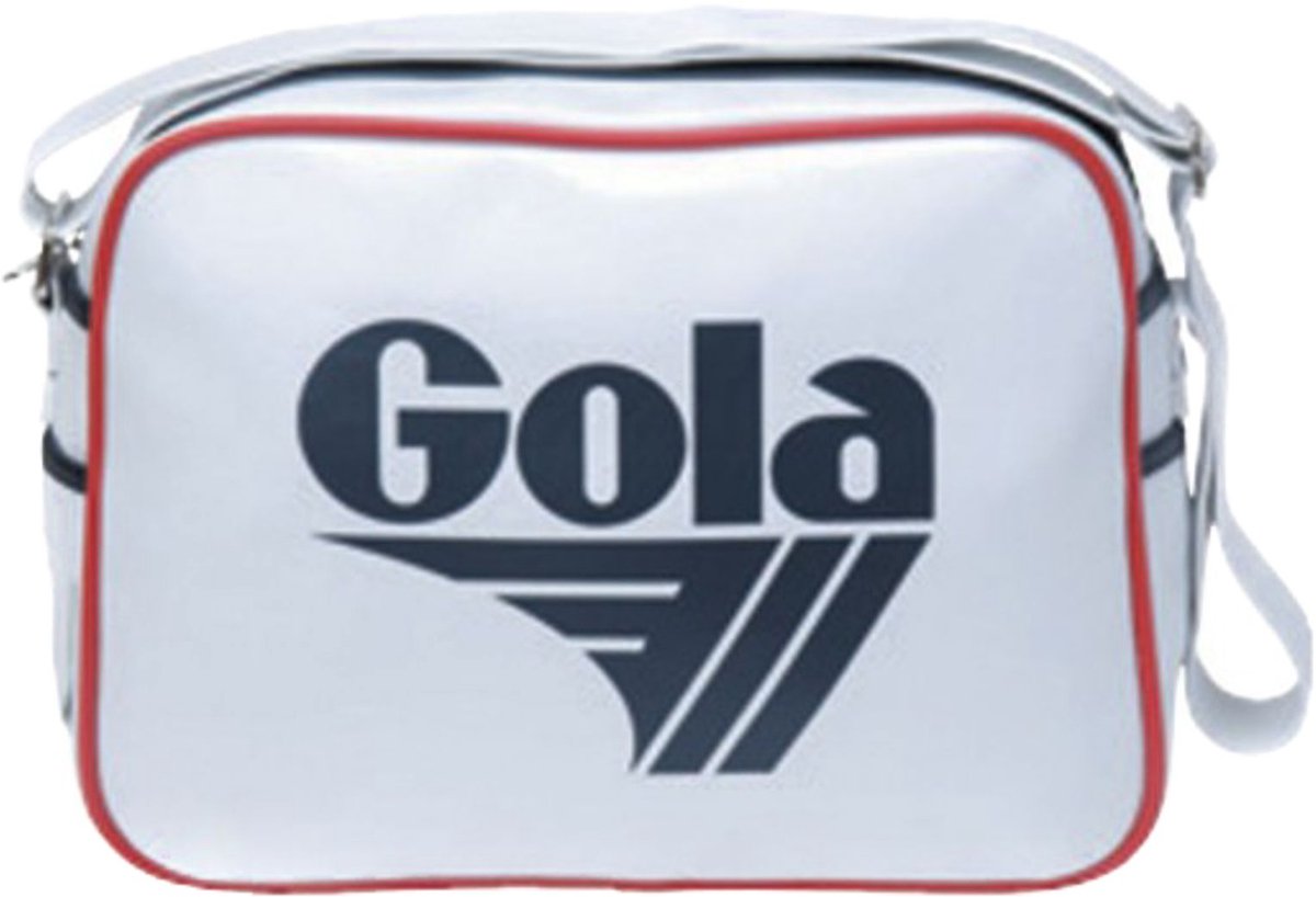 Gola schoudertas Redford White / Navy / Red wit