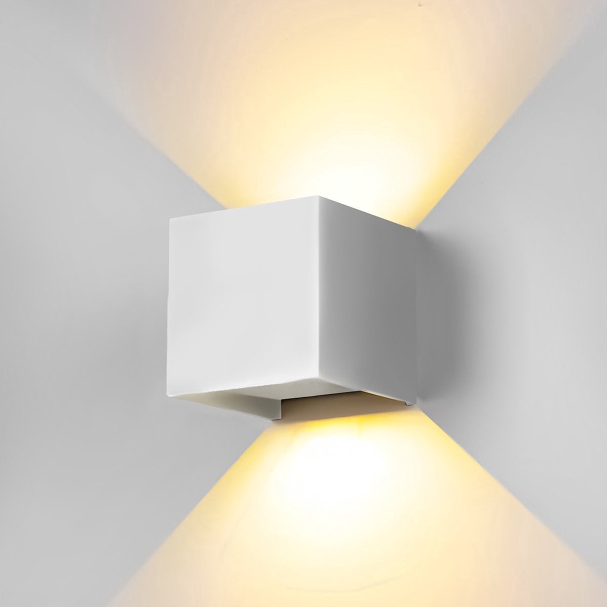 XEOD LED Wandlamp Binnen & Buiten Verlichting - Waterdicht - Met Bevestigingsmateriaal - 12W - Wit