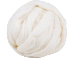 Lontwol Winter White | Biologisch geverfd | 1 kilo | White