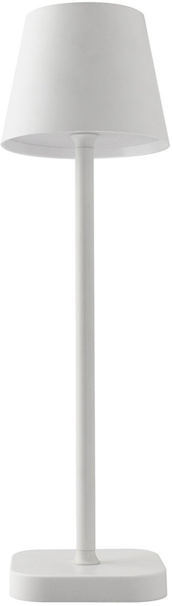 FlinQ Tafellamp Lume - Tafellamp Oplaadbaar - Tafellamp slaapkamer - Oplaadbaar - Dimbaar met geheugenstand - 3 lichtstanden - 38cm - Wit