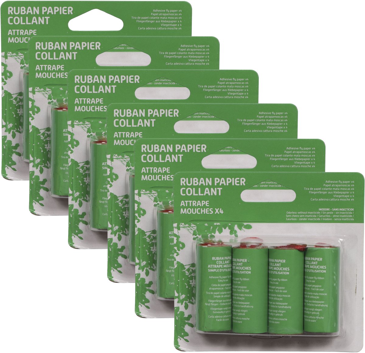 Luance Vliegenvanger - 24x stuks - plakstrips - insectenbestrijding - vliegen vangen