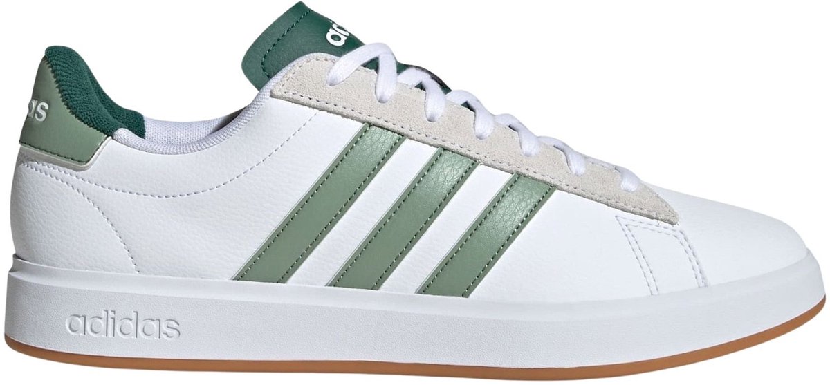 wit - groen - donkergroen - beige