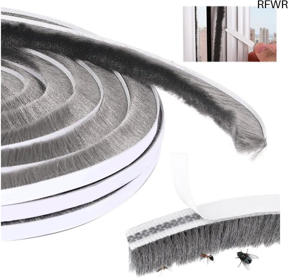 RFWR® Zelfklevende Afdichtingstape voor Deuren en Ramen - 5 Meter