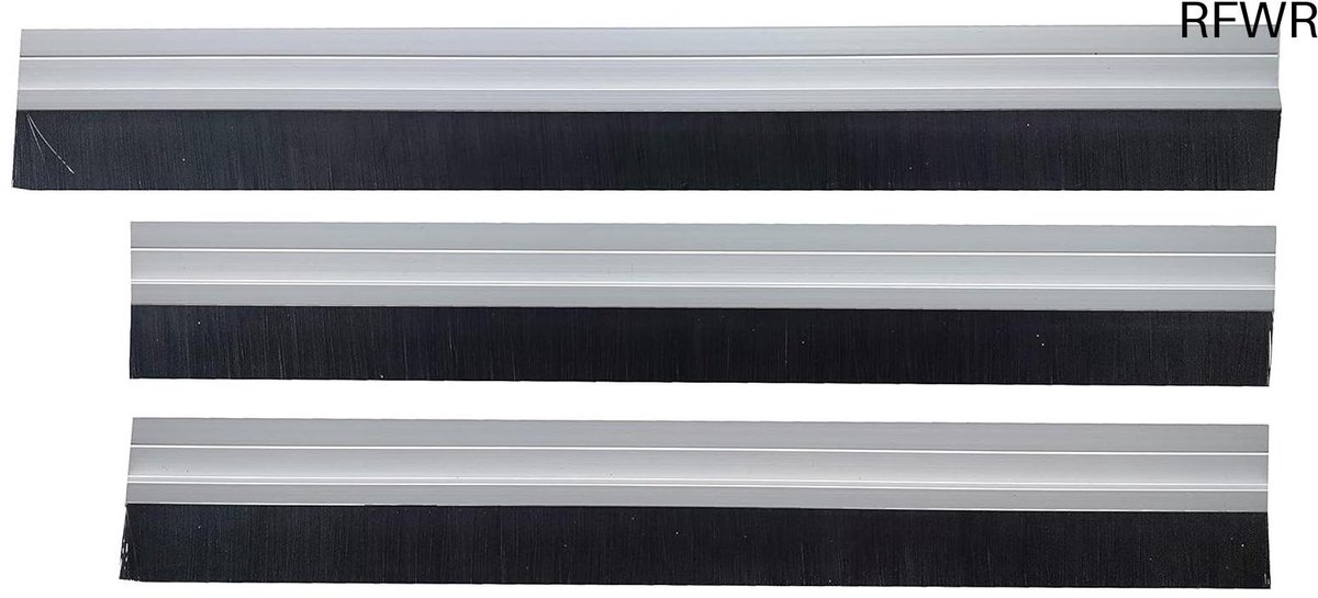 RFWR® Aluminium Deurafdichting met 3M-tape - 3-delige set voor Standaard Deuren