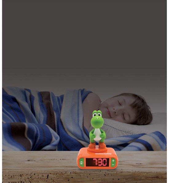 Réveil avec veilleuse Yoshi en 3D van Merkloos — afbeelding 5