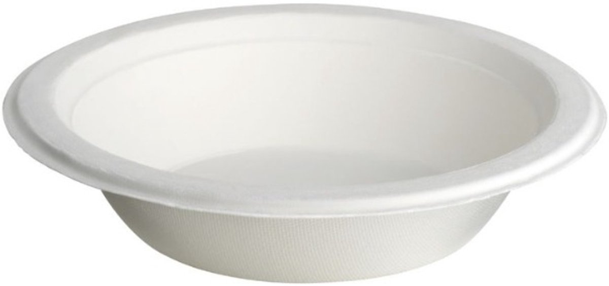 Daily Style – Soepkom – Suikerriet Bagasse – 400 ml – 20 stuks – Duurzaam Wegwerpservies