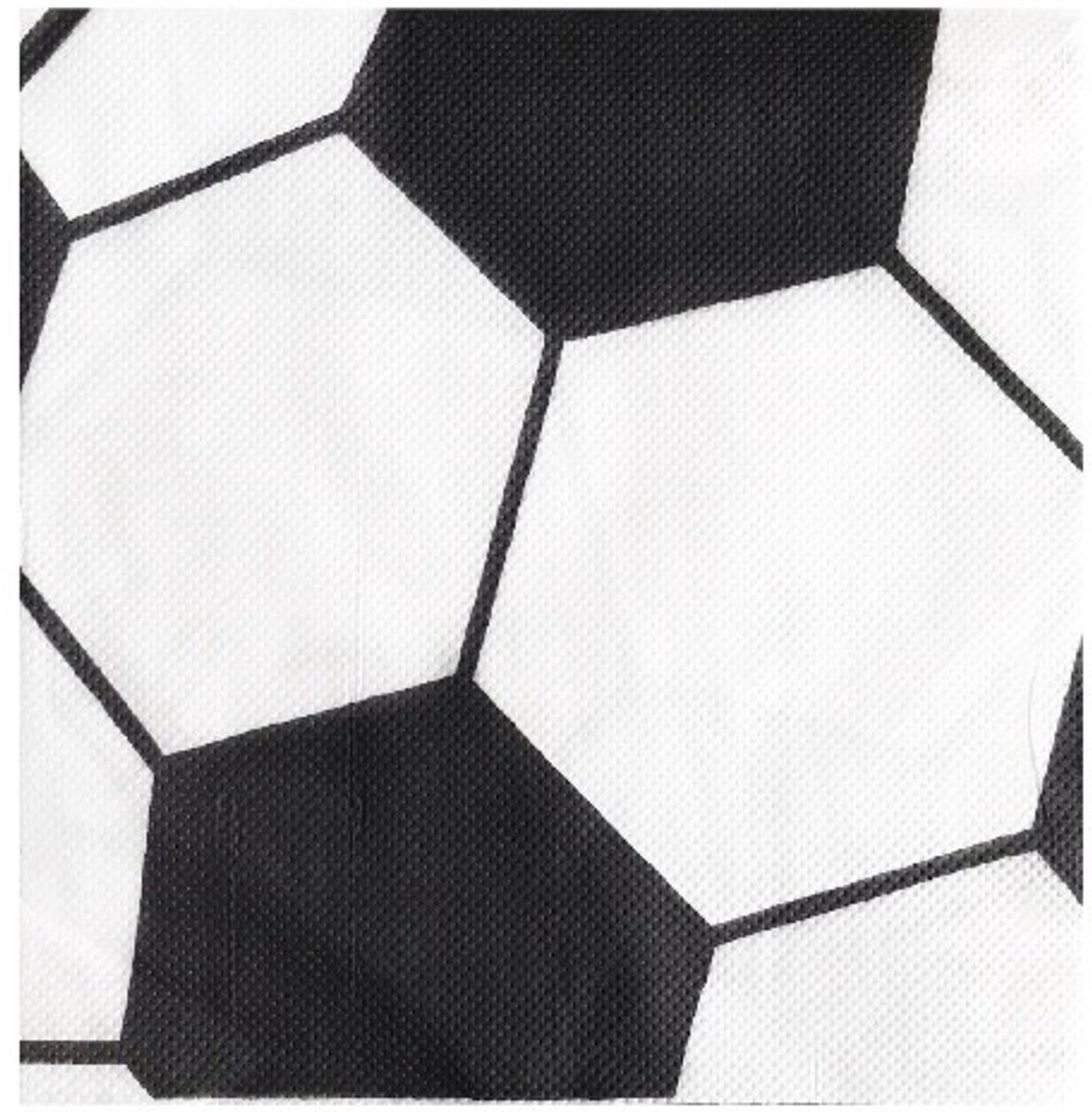 Servetten voetbal 20 stuks - 33x33cm - 2laags - EK/WK