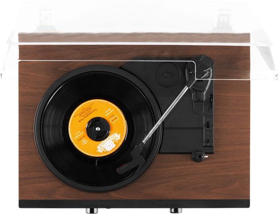 Platenspeler met DAB radio - Audizio Tulsa - Bluetooth 5.0 - DAB+ / FM