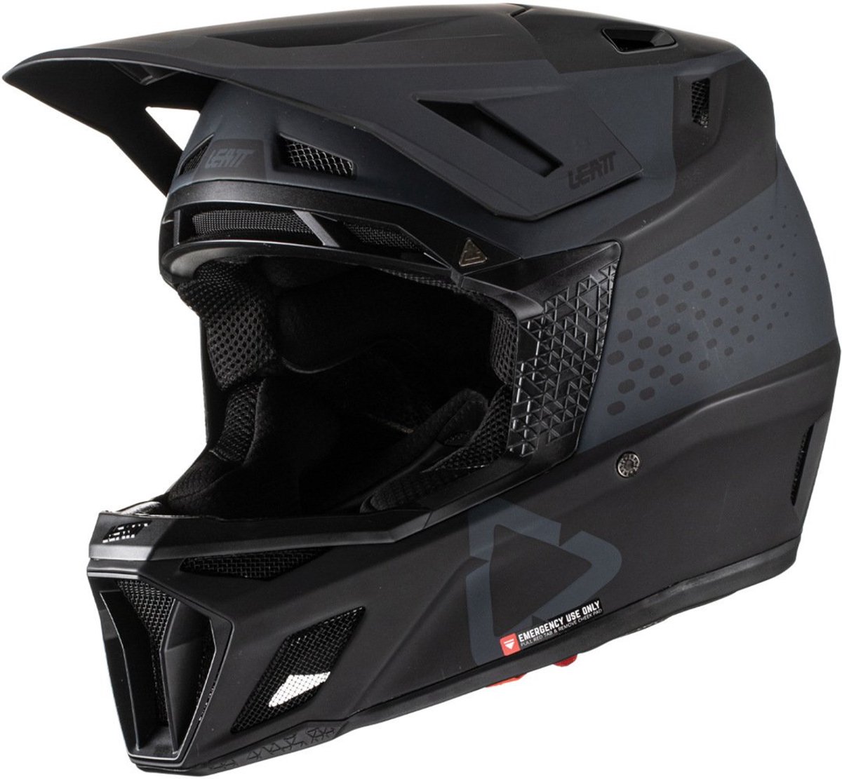Leatt MTB 8.0 Composite Black Downhill Helmet - Maat XL -