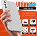 Coque transparente pour Samsung S22, avec icônes pour anti-rayures, ultra-grip, ajustement parfait et anti-glisse.