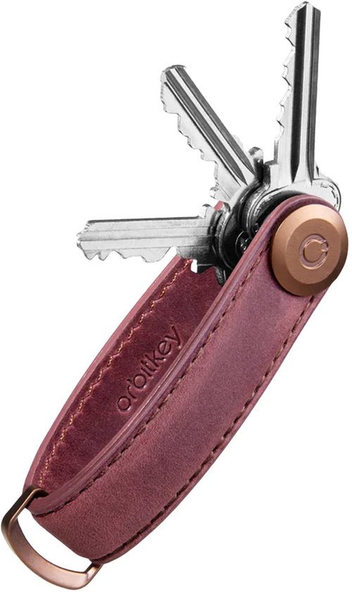 Orbitkey Premium Leather 2.0 Porte-clés vin chaud