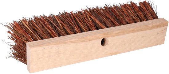 Brumag Straatbezem THOR voor harde ondergrond - Harde bezemkop van 40 cm breed - Houten steel 139 cm van Brumag — afbeelding 3