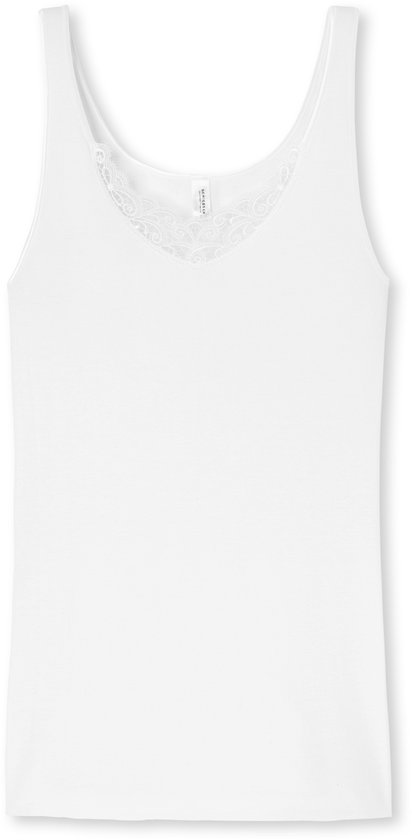 SCHIESSER selected! premium singlet (1-pack) - dames hemd wit