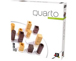 Gigamic - Quarto - Strategisch Denkspel voor Twee Spelers - Vanaf 8 Jaar - Bordspel - NL GB FR DE ES IT