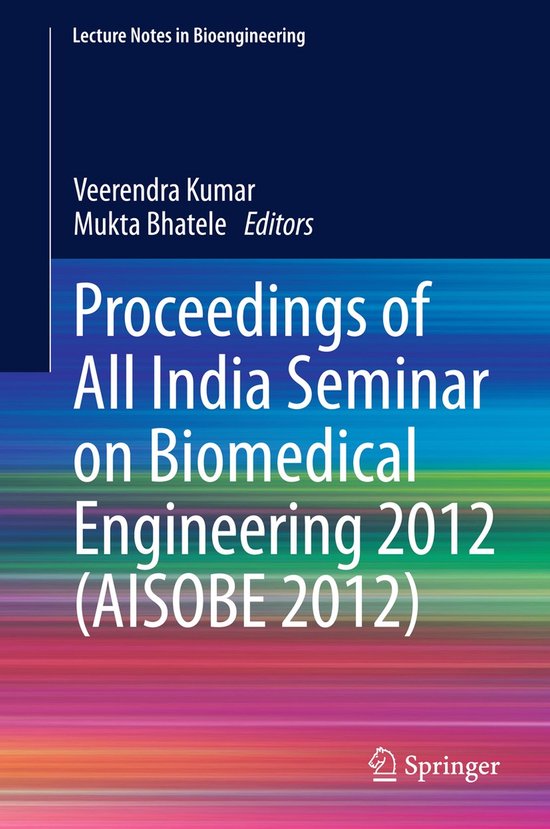 Proceedings of All India Seminar on Biomedical Engineering 2 ... - cover